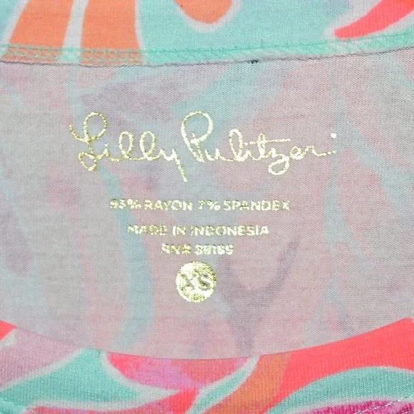 Lilly Pulitzer Upf Sophie Love Bird Small Short Dress pink dress size XS - Picture 6 of 8